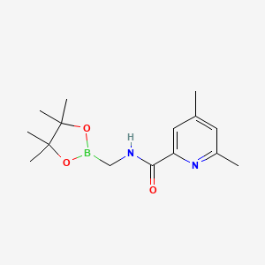 4,6-dimethyl-N-[(4,4,5,5-tetramethyl-1,3,2-dioxaborolan-2-yl)methyl]pyridine-2-carboxamide