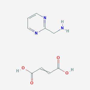 But-2-enedioic acid;pyrimidin-2-ylmethanamine