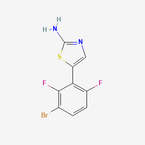 5-(3-Bromo-2,6-difluorophenyl)thiazol-2-amine