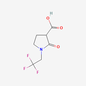 2-Oxo-1-(2,2,2-trifluoroethyl)pyrrolidine-3-carboxylic acid