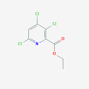 molecular formula C8H6Cl3NO2 B15504596 Ethyl 3,4,6-trichloropicolinate 