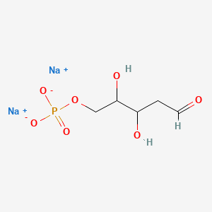 molecular formula C5H9Na2O7P B15504628 2-Deoxy-D-ribose 5-phosphate sodium salt 