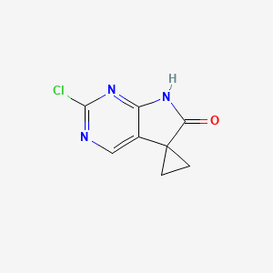 2'-Chloro-6',7'-dihydrospiro[cyclopropane-1,5'-pyrrolo[2,3-d]pyrimidine]-6'-one