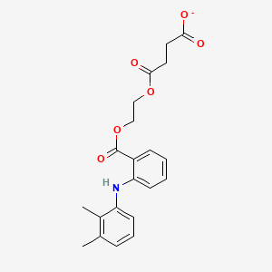 Butanedioic acid, 1-[2-[[2-[(2,3-dimethylphenyl)amino]benzoyl]oxy]ethyl] ester