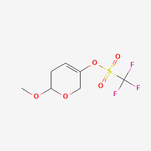 6-Methoxy-5,6-dihydro-2H-pyran-3-yl trifluoromethanesulfonate