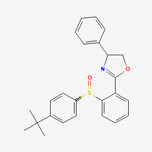 2-[2-[(S)-(4-tert-butylphenyl)sulfinyl]phenyl]-4-phenyl-4,5-dihydro-1,3-oxazole