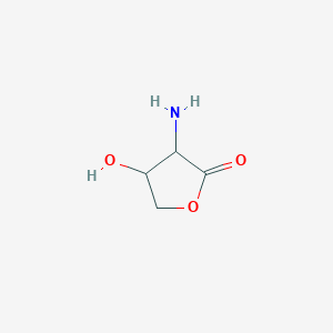 3-Amino-4-hydroxyoxolan-2-one