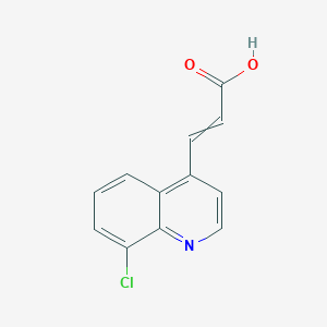 3-(8-Chloroquinolin-4-yl)acrylic acid