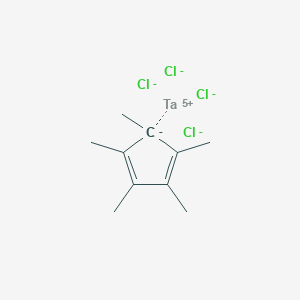 1,2,3,4,5-Pentamethylcyclopenta-1,3-diene;tantalum(5+);tetrachloride