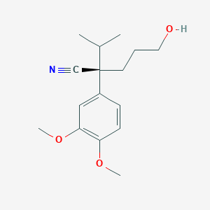 (R)-2-(3,4-Dimethoxyphenyl)-5-hydroxy-2-isopropylpentanenitrile