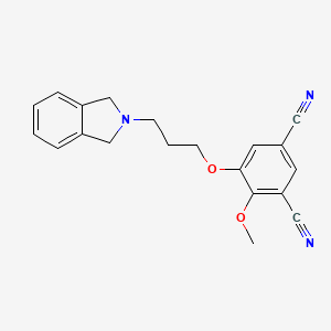 5-(3-(Isoindolin-2-yl)propoxy)-4-methoxyisophthalonitrile