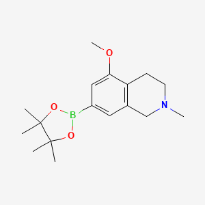 5-methoxy-2-methyl-7-(4,4,5,5-tetramethyl-1,3,2-dioxaborolan-2-yl)-3,4-dihydro-1H-isoquinoline