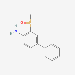 molecular formula C14H16NOP B15505169 2-Dimethylphosphoryl-4-phenyl-aniline 