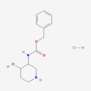 rel-Benzyl ((3R,4R)-4-hydroxypiperidin-3-yl)carbamate hydrochloride