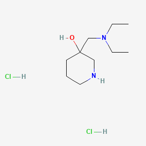 3-((Diethylamino)methyl)piperidin-3-ol dihydrochloride