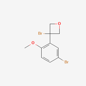 Oxetane, 3-bromo-3-(5-bromo-2-methoxyphenyl)-