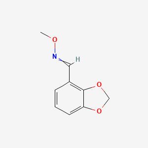 molecular formula C9H9NO3 B15505357 1-(1,3-benzodioxol-4-yl)-N-methoxymethanimine 