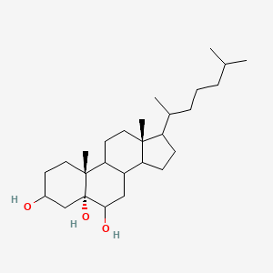 molecular formula C27H48O3 B15505359 Cholestan-3b,5a,6b-triol 