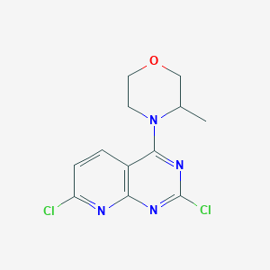 4-(2,7-Dichloropyrido[2,3-d]pyrimidin-4-yl)-3-methylmorpholine