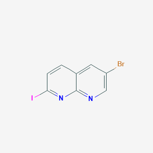 6-Bromo-2-iodo-1,8-naphthyridine