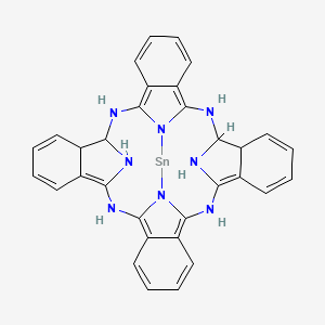 molecular formula C32H26N8Sn B15505394 Tin(ii)phthalocyanine 