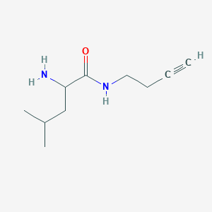 2-amino-N-(but-3-yn-1-yl)-4-methylpentanamide