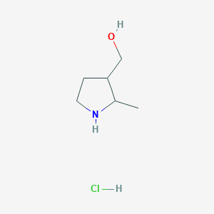 (Cis-2-methylpyrrolidin-3-yl)methanol hydrochloride