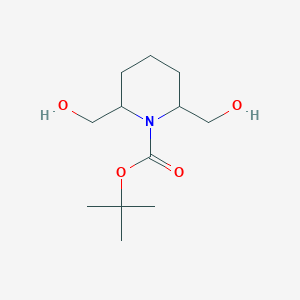 Tert-butyl 2,6-bis(hydroxymethyl)piperidine-1-carboxylate