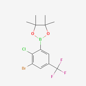 2-Chloro-3-bromo-5-trifluoromethylphenylboronic acid pinacol ester