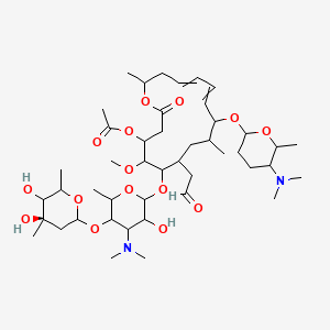 molecular formula C45H76N2O15 B15505738 Spiramycin B;Spiramycin II;Foromacidin B 