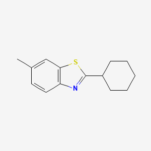 2-Cyclohexyl-6-methylbenzothiazole