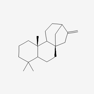 molecular formula C20H32 B15505837 (1R,9S)-5,5,9-trimethyl-14-methylidenetetracyclo[11.2.1.01,10.04,9]hexadecane 