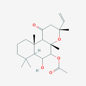 molecular formula C22H34O5 B15505843 1,9-Dideocyforskolin 