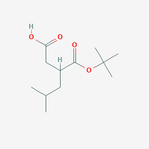 3-(tert-Butoxycarbonyl)-5-methylhexanoic acid