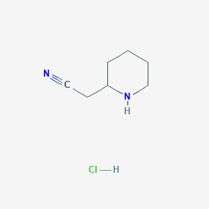 2-(2-Piperidyl)acetonitrile;hydrochloride