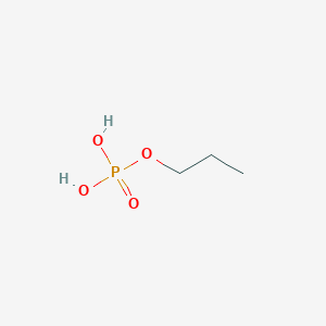 molecular formula C3H9O4P B155059 Phosphoric acid, monopropyl ester CAS No. 1623-06-9