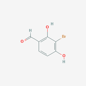 molecular formula C7H5BrO3 B15505940 3-Bromo-2,4-dihydroxybenzaldehyde 