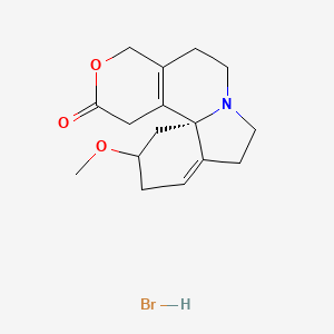 molecular formula C16H22BrNO3 B15505981 Dihydro-b-erythroidine hydrobromide 