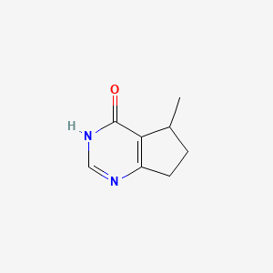 5-Methyl-3,5,6,7-tetrahydrocyclopenta[d]pyrimidin-4-one