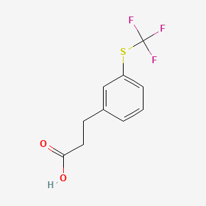 (3-(Trifluoromethylthio)phenyl)propanoic acid