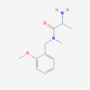 2-amino-N-[(2-methoxyphenyl)methyl]-N-methylpropanamide