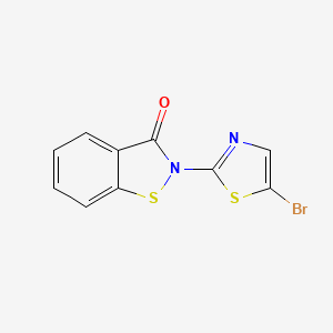 2-(5-Bromothiazol-2-yl)benzo[d]isothiazol-3(2h)-one