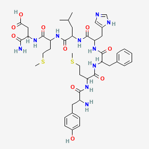 molecular formula C44H62N10O10S2 B15506125 Deltorphin A (9CI) 