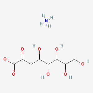 Ammonium 4,5,6,7,8-pentahydroxy-2-oxooctanoate