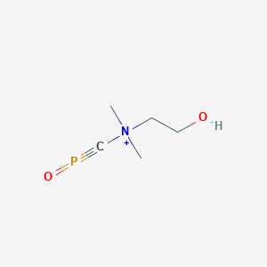 2-Hydroxyethyl-dimethyl-[(oxo-lambda5-phosphanylidyne)methyl]azanium