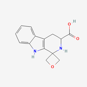 molecular formula C14H14N2O3 B15506277 (3'S)-2',3',4',9'-tetrahydrospiro[oxetane-3,1'-pyrido[3,4-b]indole]-3'-carboxylic acid 