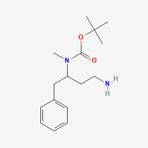 tert-Butyl (R)-(4-amino-1-phenylbutan-2-yl)(methyl)carbamate