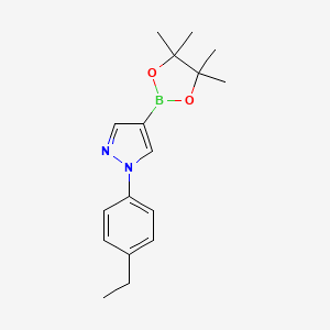 1-(4-Ethylphenyl)-4-(4,4,5,5-tetramethyl-1,3,2-dioxaborolan-2-yl)-1H-pyrazole