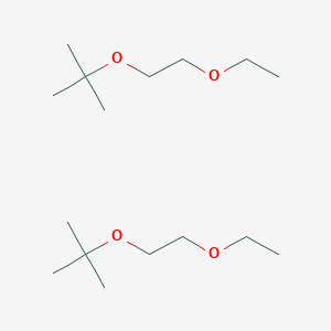 molecular formula C16H36O4 B15506356 1-Ethoxy-2-tert-butoxyethane; 1-tert-Butoxy-2-ethoxyethane 