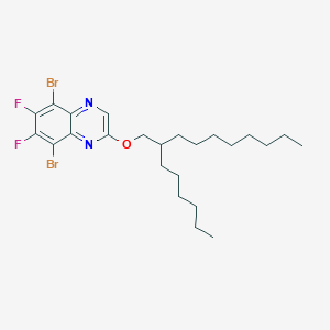 5,8-Dibromo-6,7-difluoro-2-((2-hexyldecyl)oxy)quinoxaline